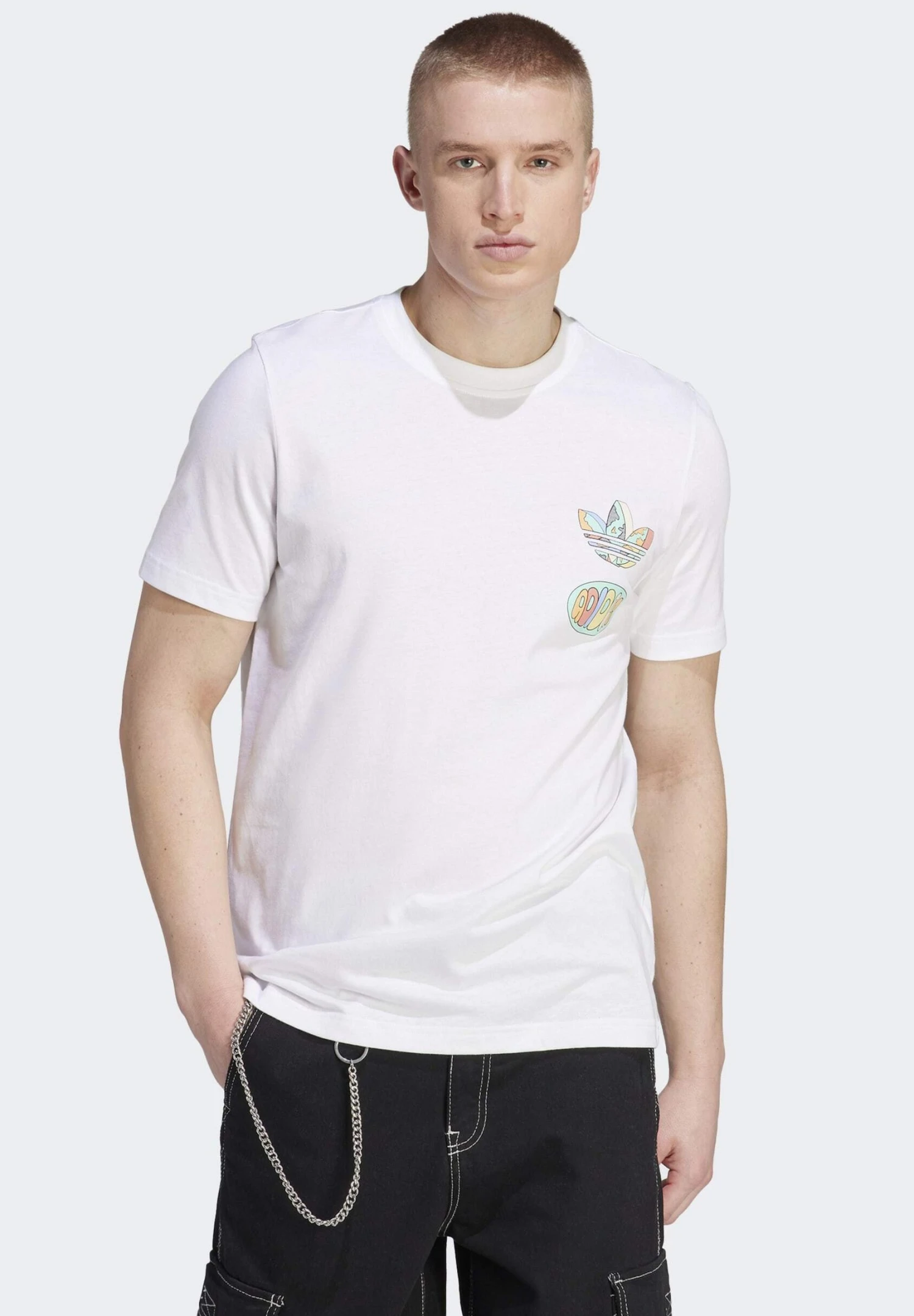 Adidas Originals Fb Graphic - Print T-Shirt - White 3 Adidas Originals Fb Graphic - Print T-Shirt - White