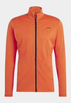 ADIDAS PERFORMANCE Mt Full - Zip-Up Sweatshirt - Semi Impact Orange -Adidas Shop 4d68a9c8d520485e9bb815bdc3943fe7