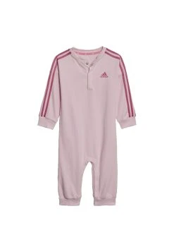 Adidas Sportswear Essentials Stripes - Jumpsuit - Clear Pink/Preloved Fuchsia