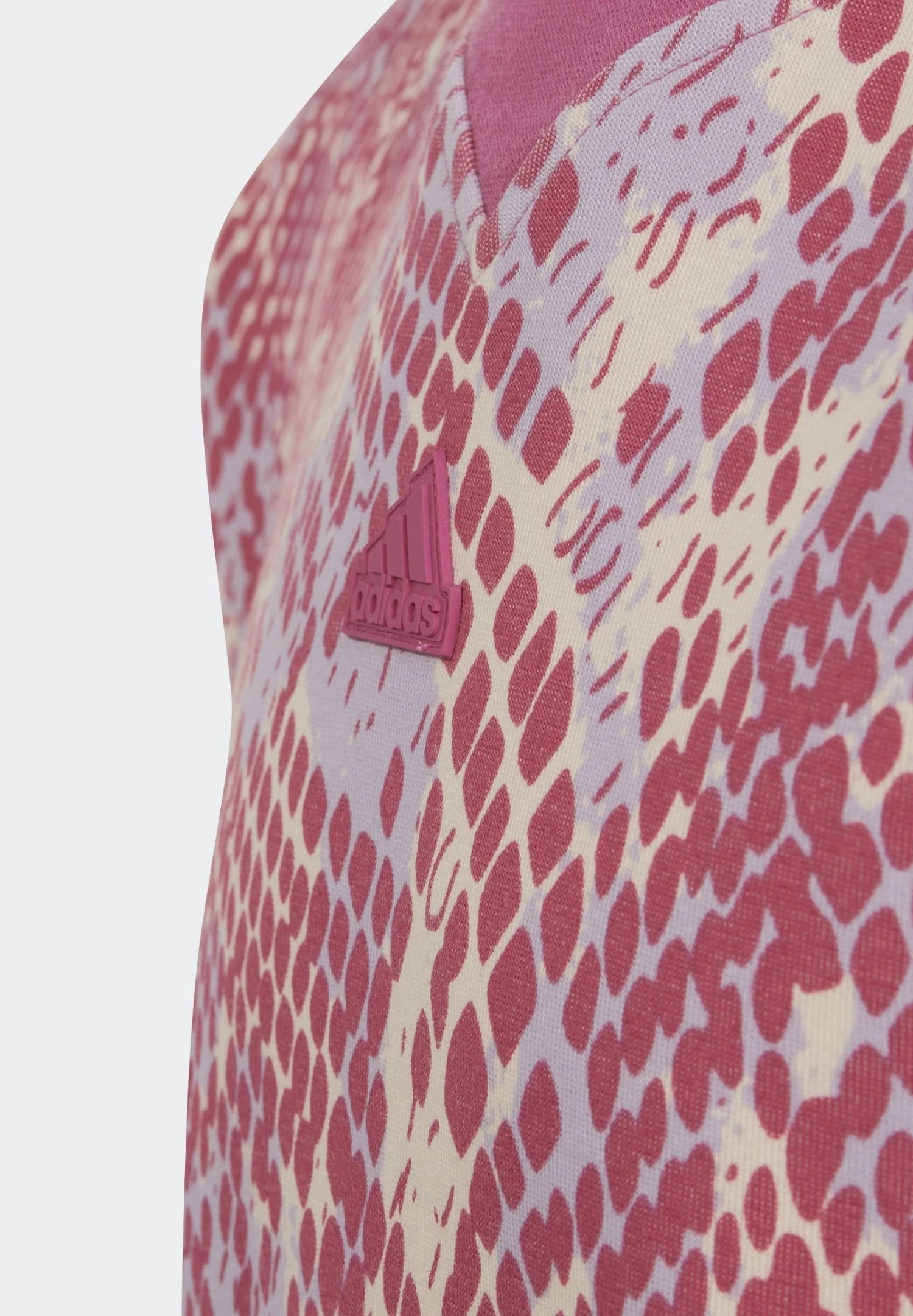 Adidas Sportswear Future Icons Allover Print- Sweatshirt - Quartz Silver Dawn Preloved Fuchsia 5 Adidas Sportswear Future Icons Allover Print- Sweatshirt - Quartz Silver Dawn Preloved Fuchsia - Image 3