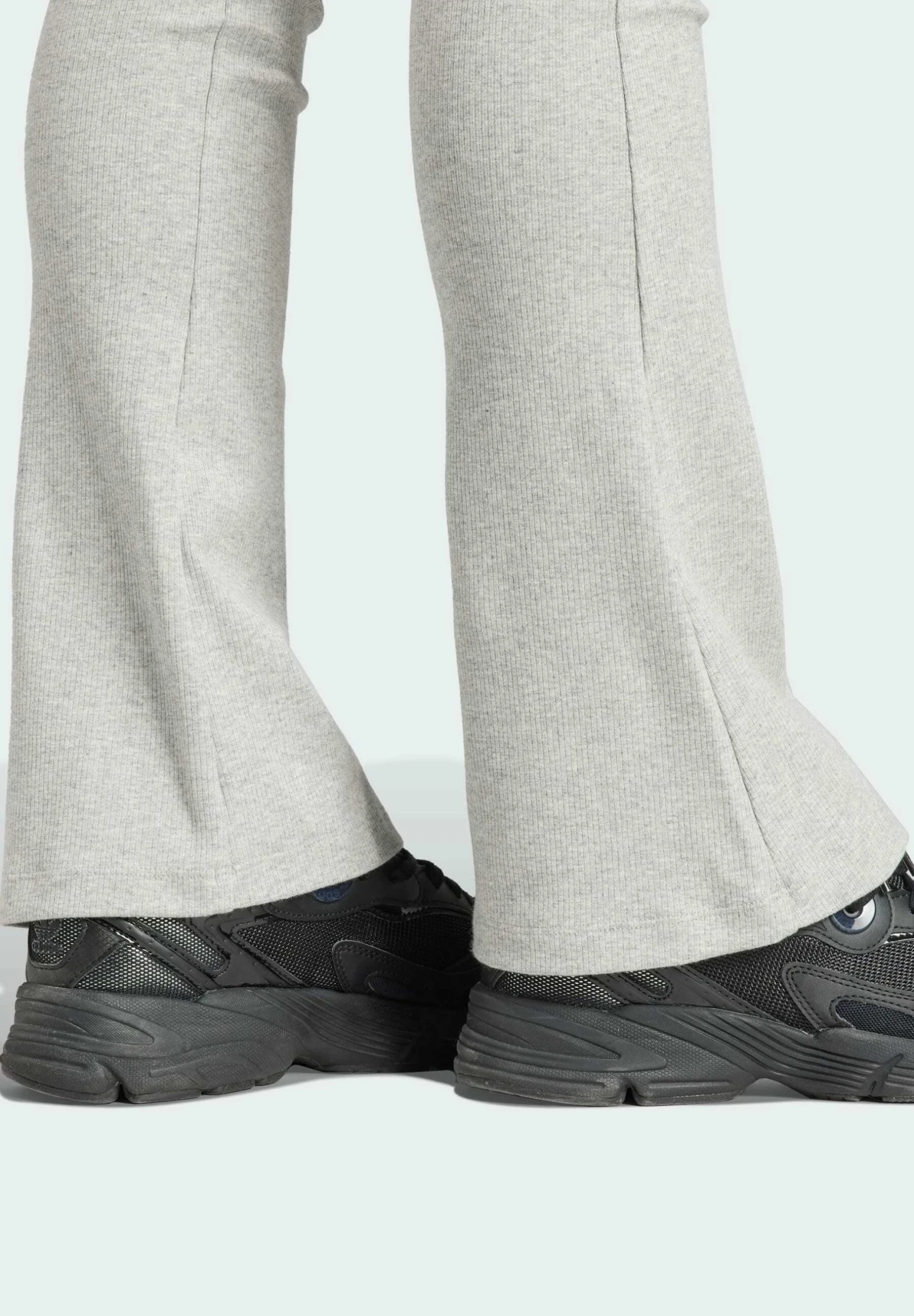 Adidas Originals Essentials Flared - Trousers - Medium Grey Heather 6 Adidas Originals Essentials Flared - Trousers - Medium Grey Heather - Image 4