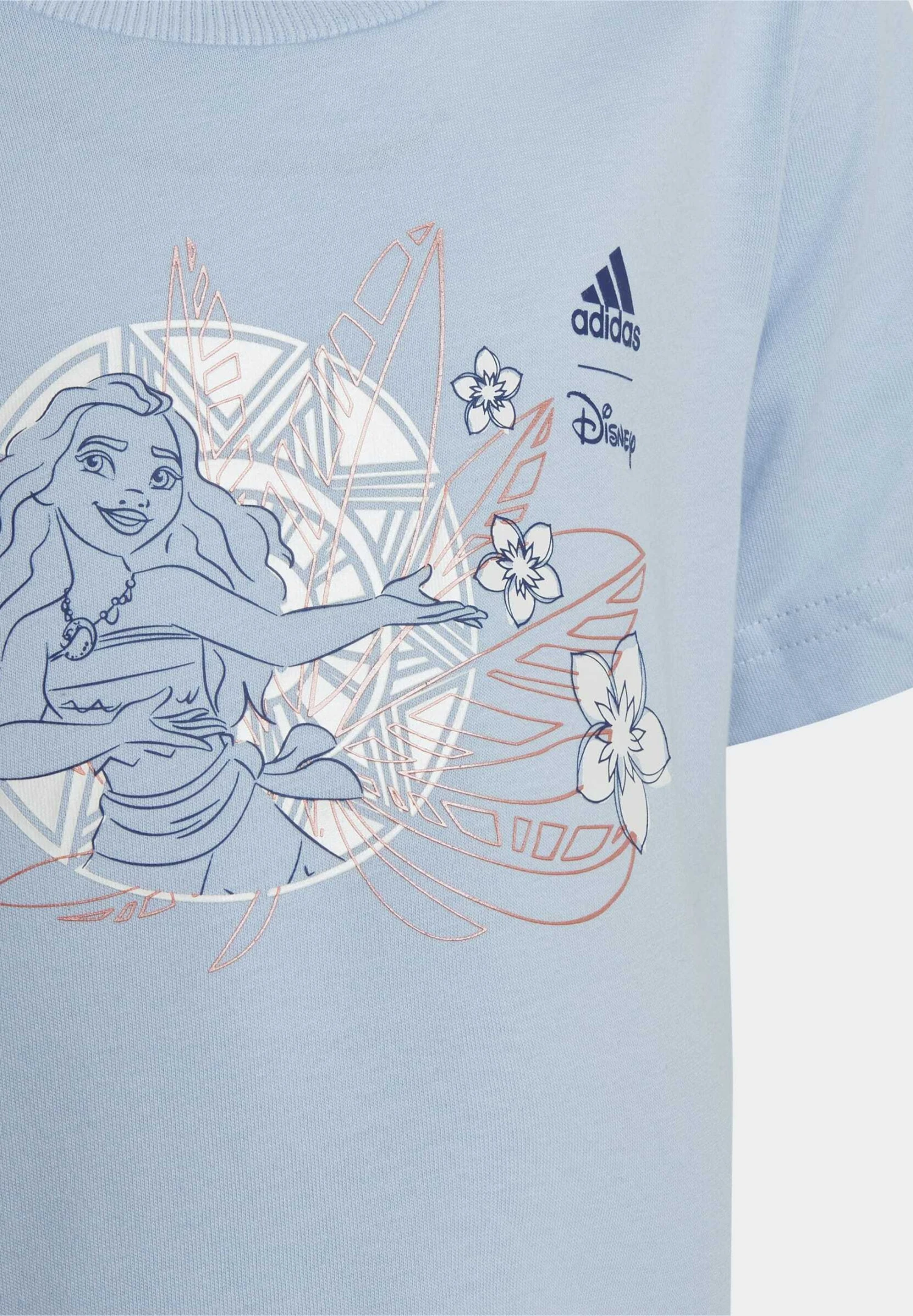 Adidas Sportswear Lg Dy - Print T-Shirt - Blue Dawn White 6 Adidas Sportswear Lg Dy - Print T-Shirt - Blue Dawn White - Image 4