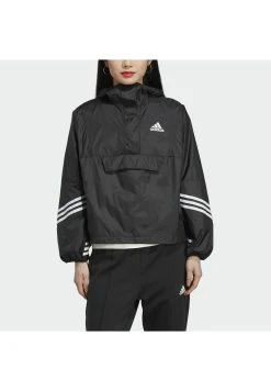 Adidas Sportswear Wind Rdy Hooded Anorak - Windbreaker - Black -Adidas Shop 4ffeb02f7f7945d1a656eff82a11e3d5