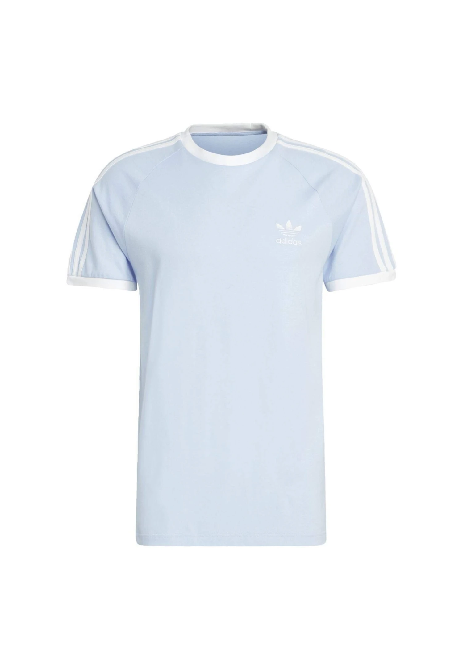 Adidas Originals 3 Stripes Tee Unisex - Print T-Shirt - Blue Dawn 7 Adidas Originals 3 Stripes Tee Unisex - Print T-Shirt - Blue Dawn - Image 5