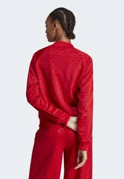 Adidas Originals Zip-Up Sweatshirt - Better Scarlet -Adidas Shop 50443d861bcb4ee88ea33697f7688715