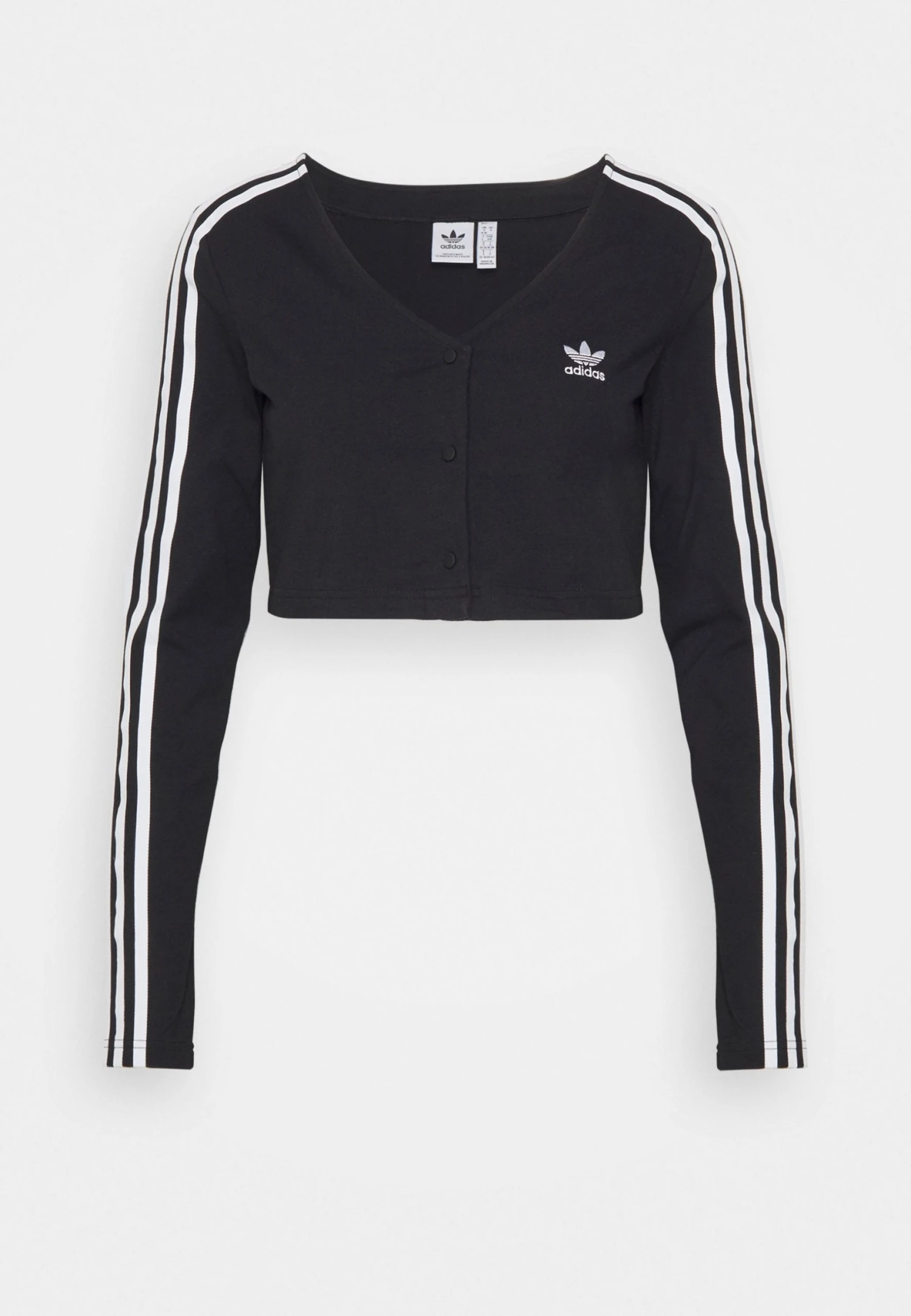 Adidas Originals Button- Summer Jacket - Black 8 Adidas Originals Button- Summer Jacket - Black - Image 6