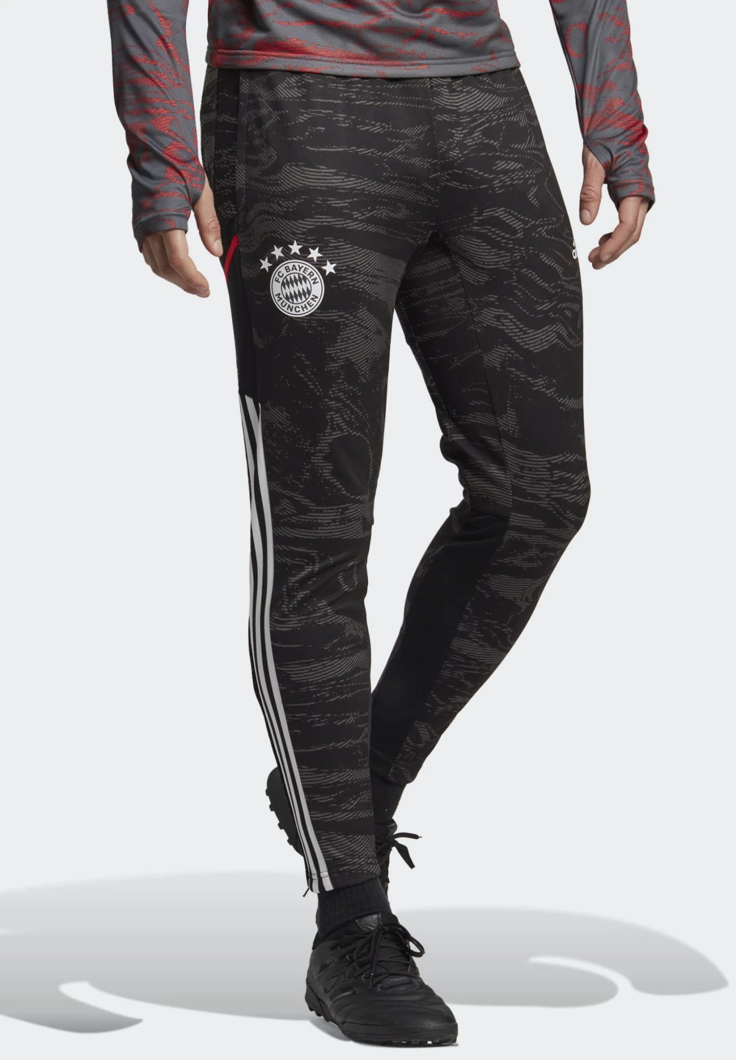 ADIDAS PERFORMANCE Bayern München Eu Trainings - Tracksuit Bottoms - Grey Six/Black 3 ADIDAS PERFORMANCE Bayern München Eu Trainings - Tracksuit Bottoms - Grey Six/Black