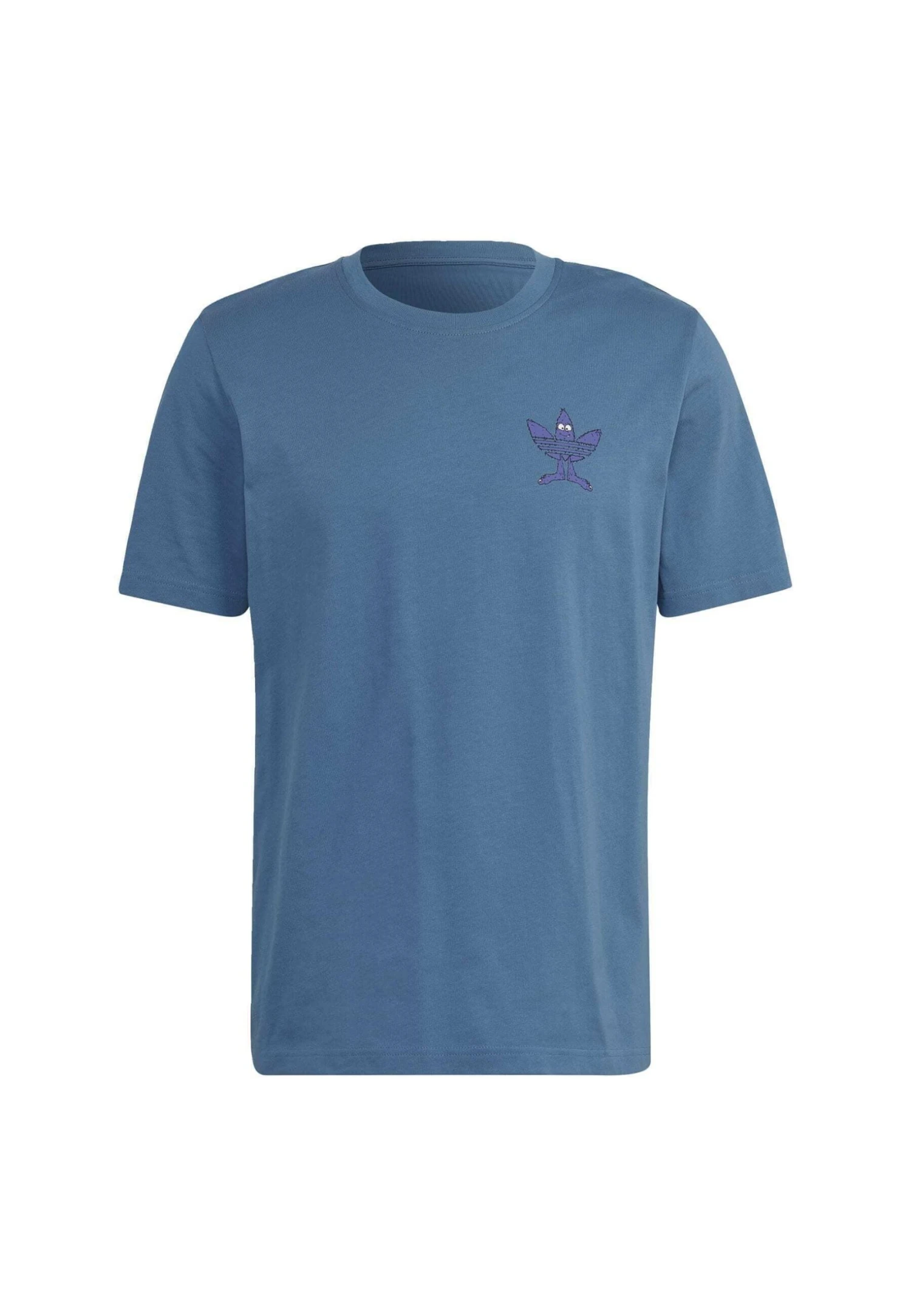 Adidas Originals Fun Ss- Print T-Shirt - Altered Blue White 7 Adidas Originals Fun Ss- Print T-Shirt - Altered Blue White - Image 5