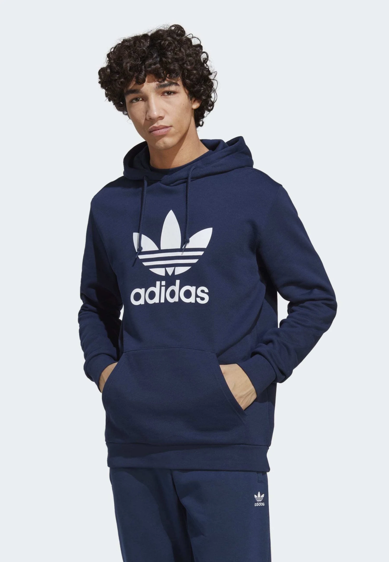 Adidas Originals Trefoil Hoody - Hoodie - Night Indigo 3 Adidas Originals Trefoil Hoody - Hoodie - Night Indigo