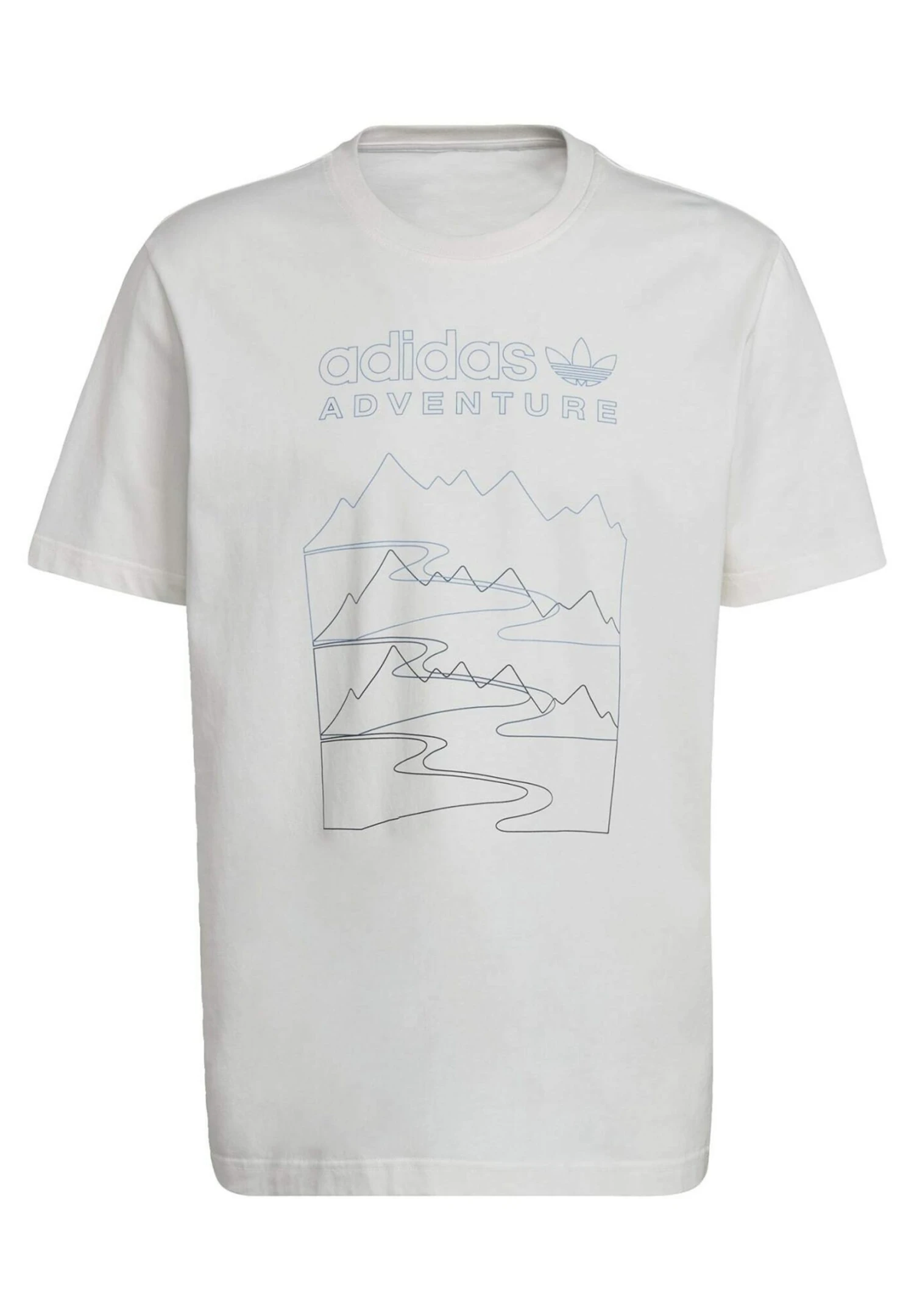 Adidas Originals Adventure Mountain - Print T-Shirt - White 8 Adidas Originals Adventure Mountain - Print T-Shirt - White - Image 6