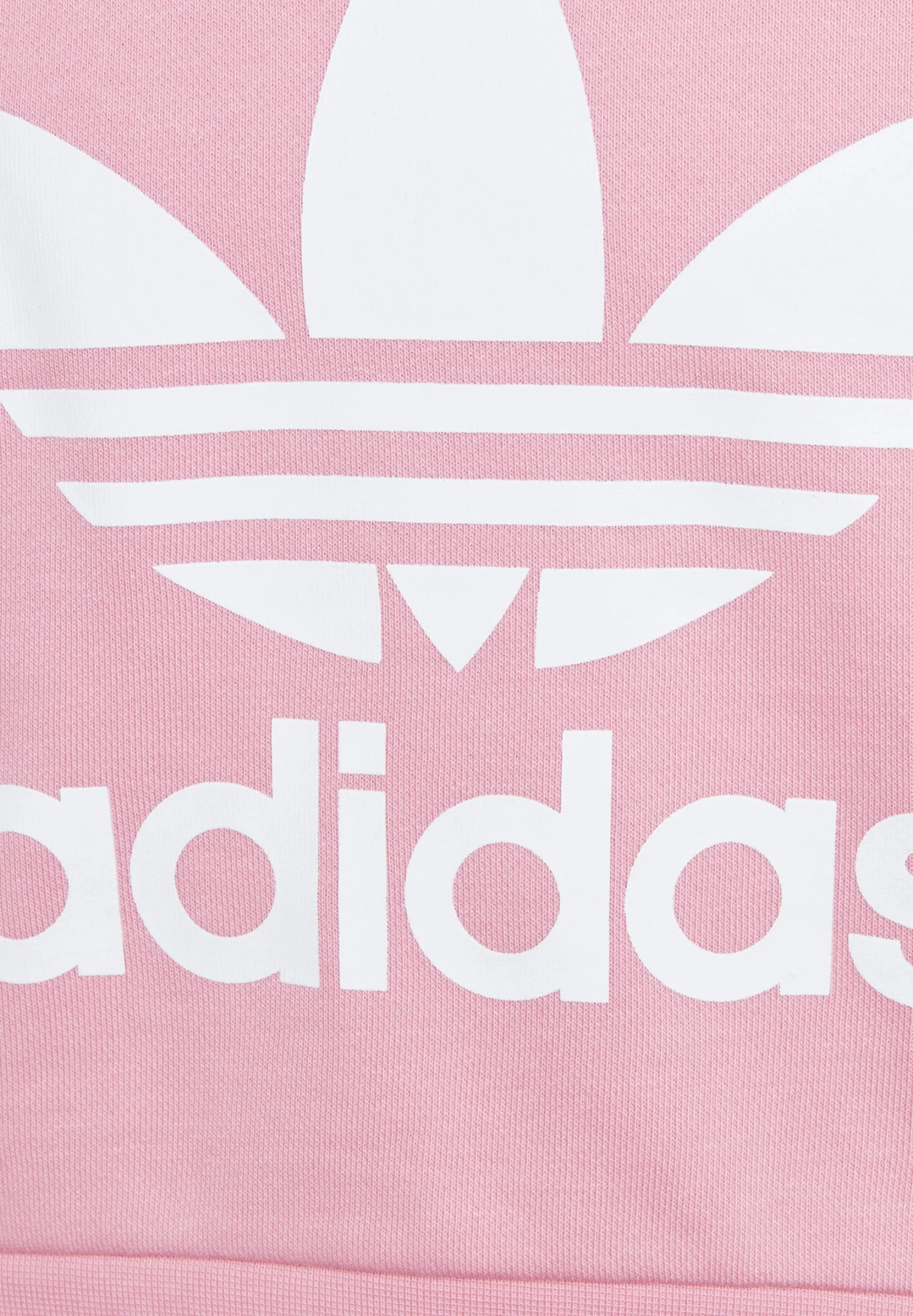 Adidas Originals Cropped Hoodie - Hoodie - Bliss Pink 5 Adidas Originals Cropped Hoodie - Hoodie - Bliss Pink - Image 3