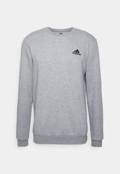 Adidas Sportswear Feelcozy - Sweatshirt - Medium Grey Heather/Black -Adidas Shop 54b688c14ee64ea593f0944299f473d6