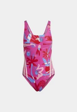 Adidas Sportswear Floral 3Stripes- Swimsuit - Lucid FuchsiaQuartz -Adidas Shop 54df20b399a24241bf0f3690d694fb4f