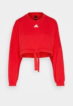 Adidas Sportswear Dance Cropped Versatile- Sweatshirt - Better Scarlet -Adidas Shop 55d44b7cb3a04544b74f4e3ed1ddd9ee