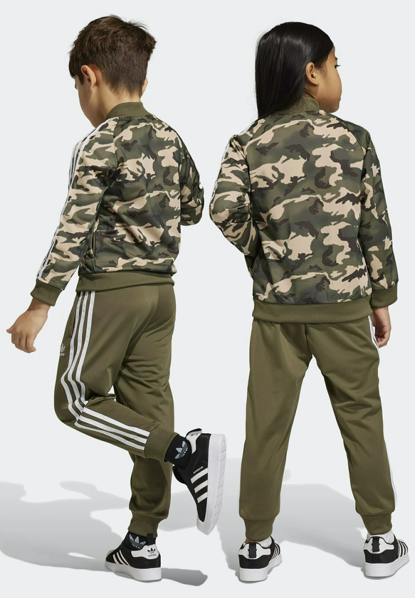 Adidas Originals Camo Sst Set - Zip-Up Sweatshirt - Magic Beige Multicolor 4 Adidas Originals Camo Sst Set - Zip-Up Sweatshirt - Magic Beige Multicolor - Image 2