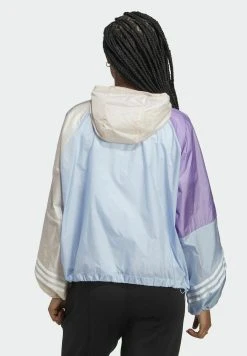 Adidas Sportswear Wind Rdy Hooded Anorak - Windbreaker - FusionQuartzBlue Dawn -Adidas Shop 567f56a3ea3a4c94ae9eea84a80455d2