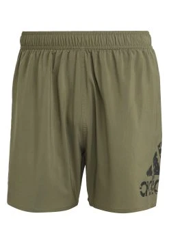 Adidas Sportswear Big LogoClx Short-Length - Swimming Shorts - Olive Strata Black -Adidas Shop 56e82c4373a74b9c9db091cd444fdd1c