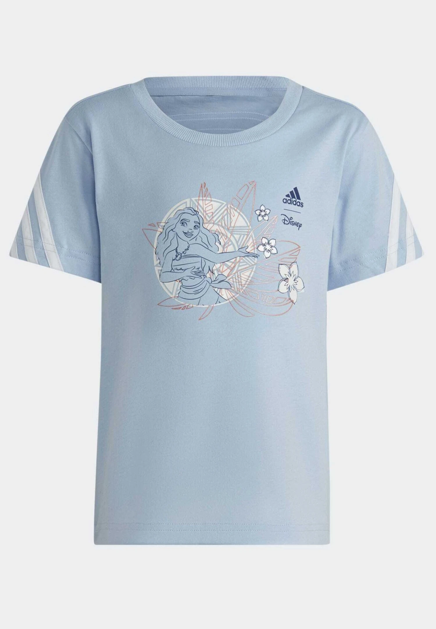 Adidas Sportswear Lg Dy - Print T-Shirt - Blue Dawn White 8 Adidas Sportswear Lg Dy - Print T-Shirt - Blue Dawn White - Image 6