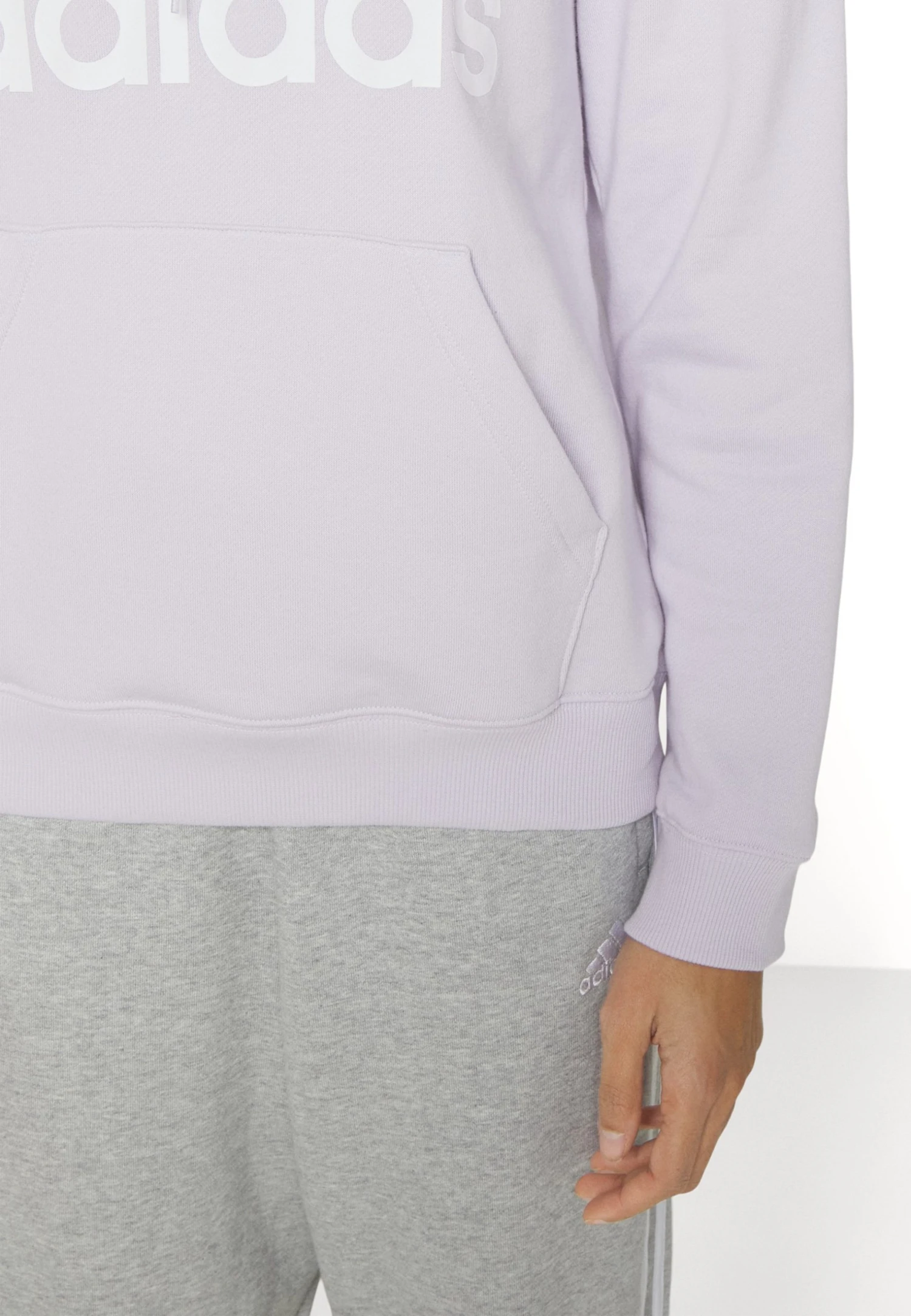 Adidas Sportswear Hoodie - Silver Dawn/White 8 Adidas Sportswear Hoodie - Silver Dawn/White - Image 6