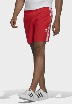 Adidas Originals Adi Classics 3-Stripes - Swimming Shorts - Red