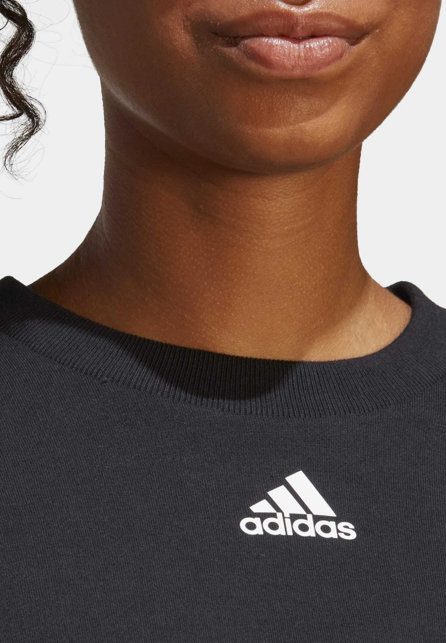 Adidas Sportswear Dance Cropped Versatile- Sweatshirt - Black Black 6 Adidas Sportswear Dance Cropped Versatile- Sweatshirt - Black Black - Image 4