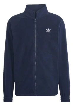 Adidas Originals Trefoil Tedd - Fleece Jacket - Blue -Adidas Shop 58553f6868ad49c4a859cafd21487be1