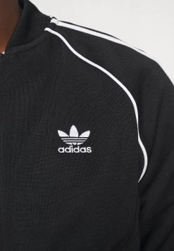 Adidas Originals Zip-Up Sweatshirt - Black/White -Adidas Shop 58a838e18307429bb0555fa5d4c0ddae