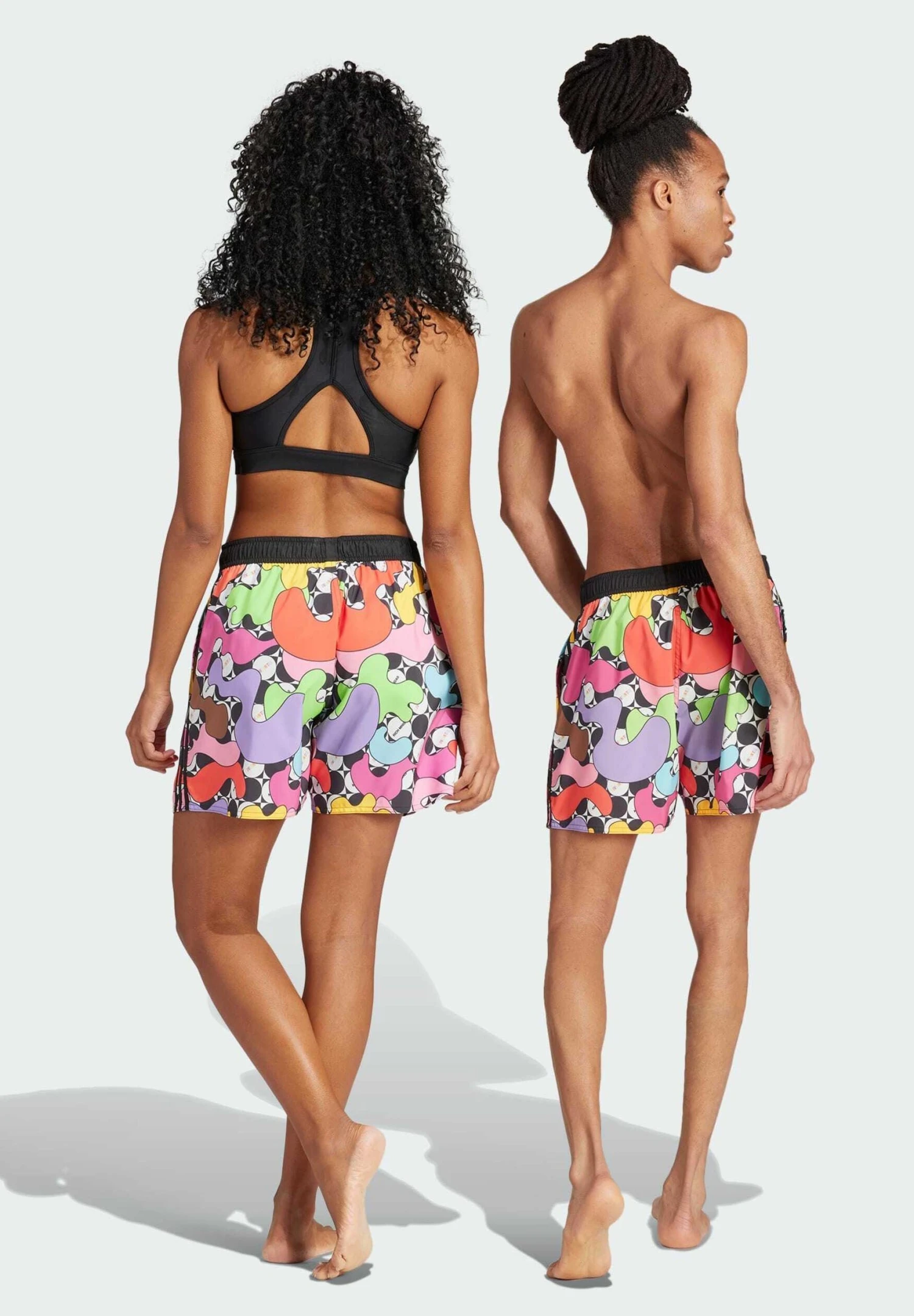 Adidas Sportswear Rich Mnisi Clx Shorts Gender Neutral - Swimming Shorts - Black/Off White 4 Adidas Sportswear Rich Mnisi Clx Shorts Gender Neutral - Swimming Shorts - Black/Off White - Image 2