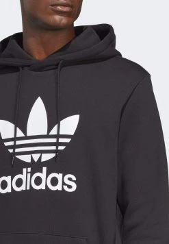 Adidas Originals Trefoil Hoody - Hoodie - Black -Adidas Shop 5ade1ee1c9454fc19ed16636244330ba