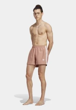 Adidas Originals 3-Stripes - Swimming Shorts - Clay Strata White