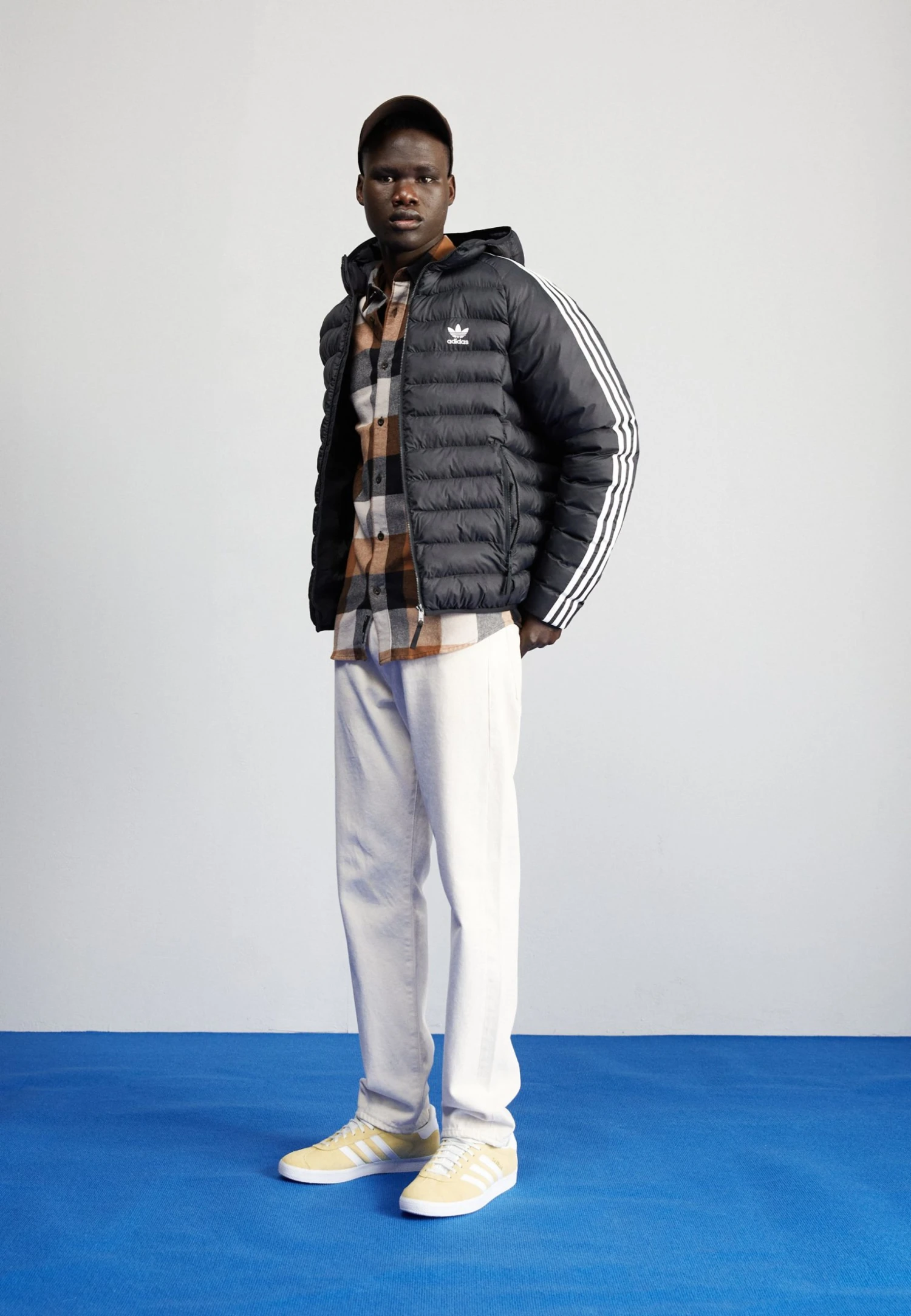 Adidas Originals Pad Hooded Puff - Winter Jacket - Black/White 4 Adidas Originals Pad Hooded Puff - Winter Jacket - Black/White - Image 2