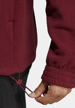 Adidas Originals Trefoil Tedd - Fleece Jacket - Shadow Red -Adidas Shop 5d9ea09773bf47f1bc962dfc746f0d60