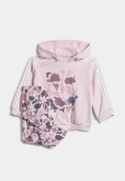 Adidas Sportswear Dino Camo Allover Print French Set - Tracksuit - Clear PinkWhite -Adidas Shop 5e2357ff256e441282db822ba1775792