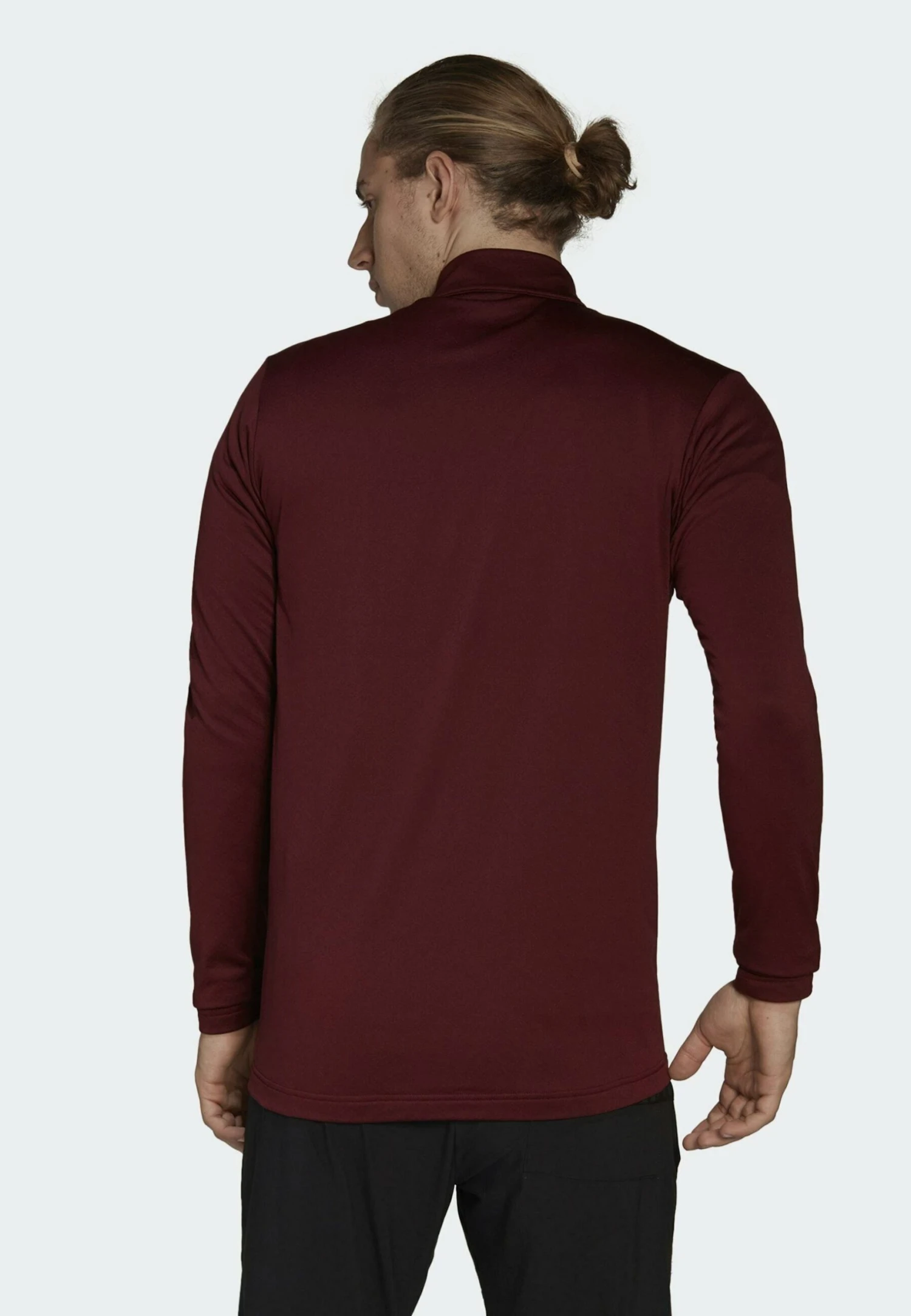 ADIDAS PERFORMANCE Mt Full - Zip-Up Sweatshirt - Burgundy 4 ADIDAS PERFORMANCE Mt Full - Zip-Up Sweatshirt - Burgundy - Image 2