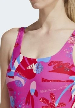 Adidas Sportswear Floral 3Stripes- Swimsuit - Lucid FuchsiaQuartz -Adidas Shop 5ea17081a3314682a9d961a20e4546c8
