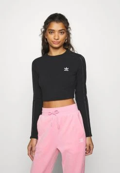 Adidas Originals Crop Tee - Long Sleeved Top - Black