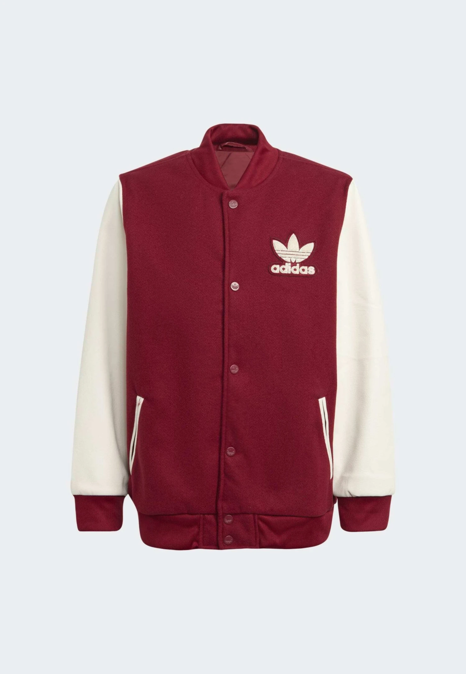 Adidas Originals Junior Unisex - Bomber Jacket - Collegiate Burgundy 10 Adidas Originals Junior Unisex - Bomber Jacket - Collegiate Burgundy - Image 8