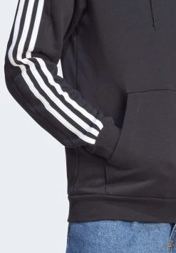 Adidas Sportswear Essentials3-Stripes - Hoodie - Black -Adidas Shop 5f764de0d2d44dd4ac544945eac8aea6