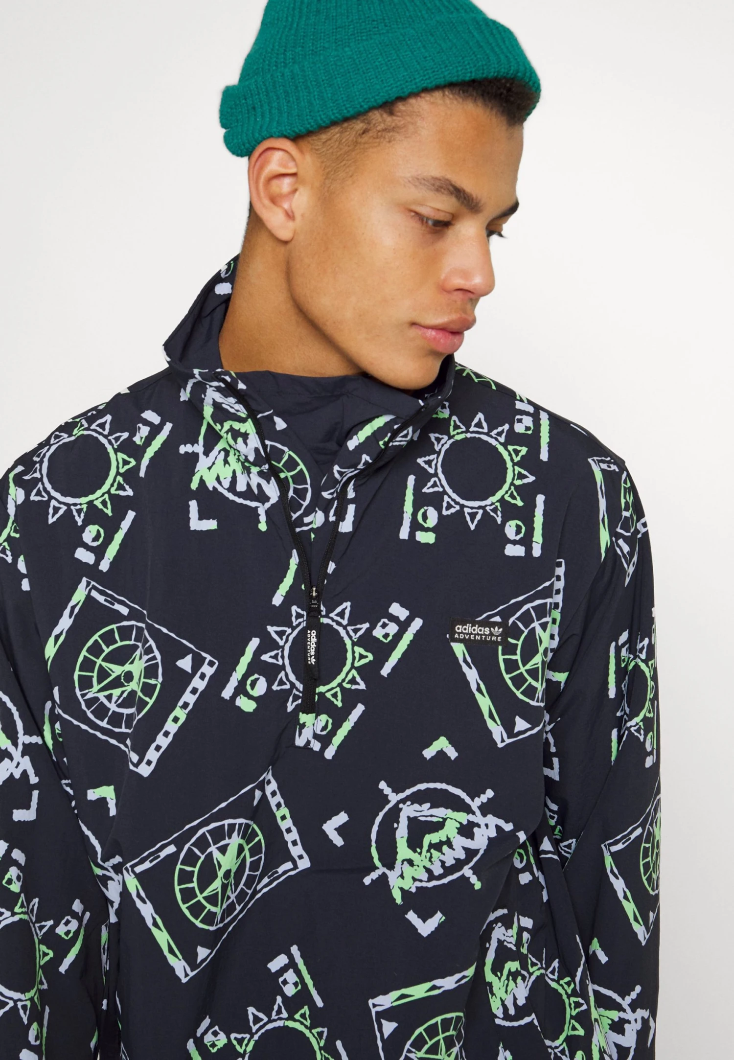 Adidas Originals Windbreaker - Multi-Coloured/Black 8 Adidas Originals Windbreaker - Multi-Coloured/Black - Image 6