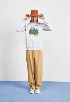 Adidas Originals Crew - Sweatshirt - Light Grey Heather -Adidas Shop 6101c80a6b2243cd853f42314304ba86