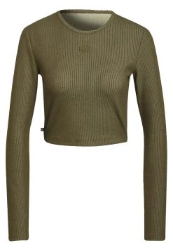 Adidas Originals Long Sleeved Top - Khaki -Adidas Shop 610a2e7ee02744a197a11d81c8279c75