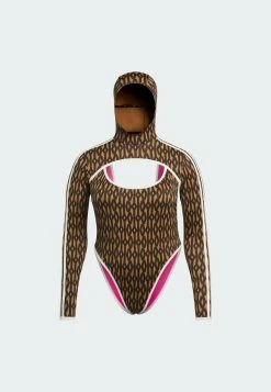 Adidas Originals Reversible Classic With Shrug Plus S - Swimsuit - Mesa Dark Brown Shock Pink -Adidas Shop 612e2cb3ec0d46dc9307ce4ab4a53329