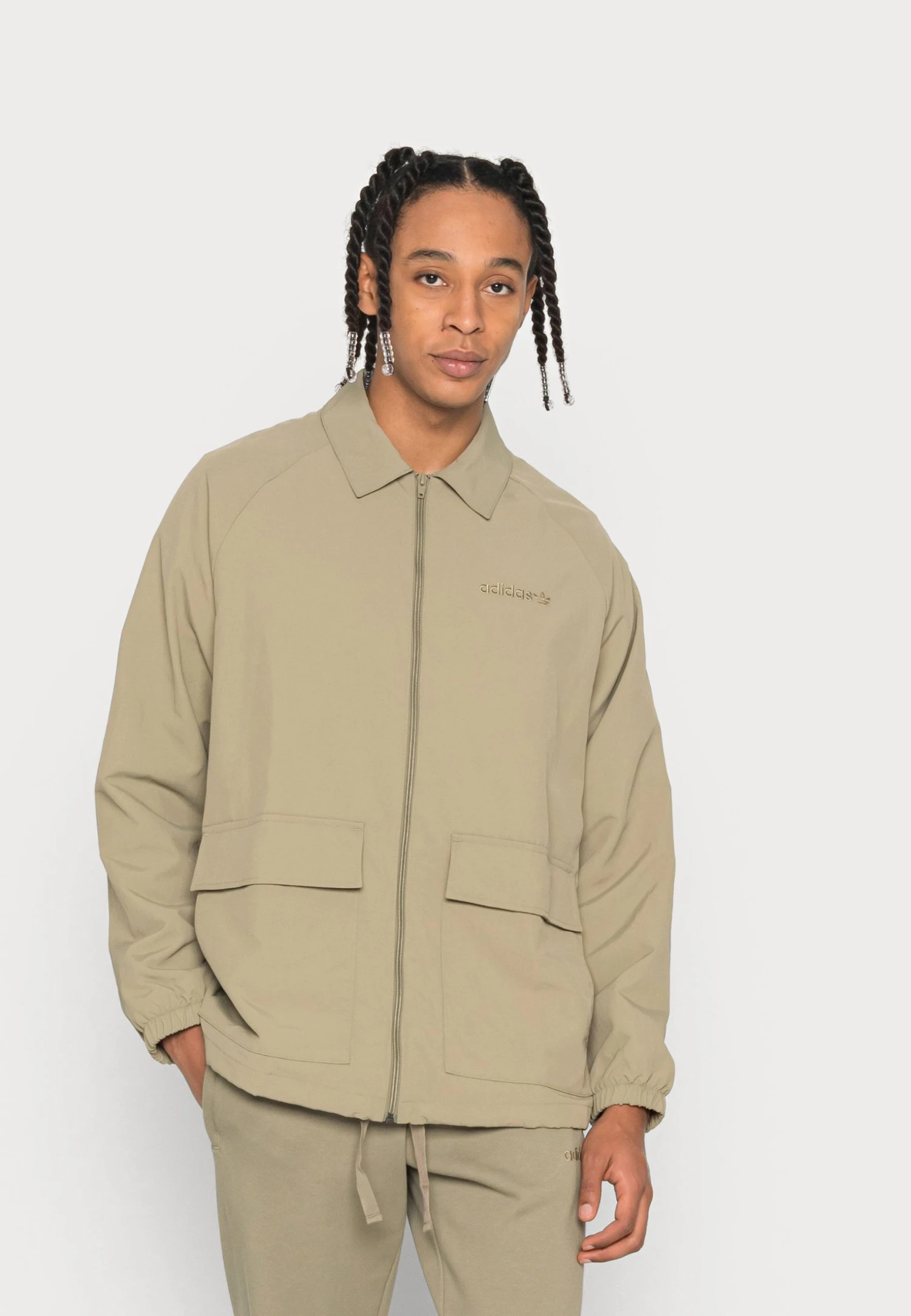 Adidas Originals Coach Jacket - Summer Jacket - Orbit Green 3 Adidas Originals Coach Jacket - Summer Jacket - Orbit Green