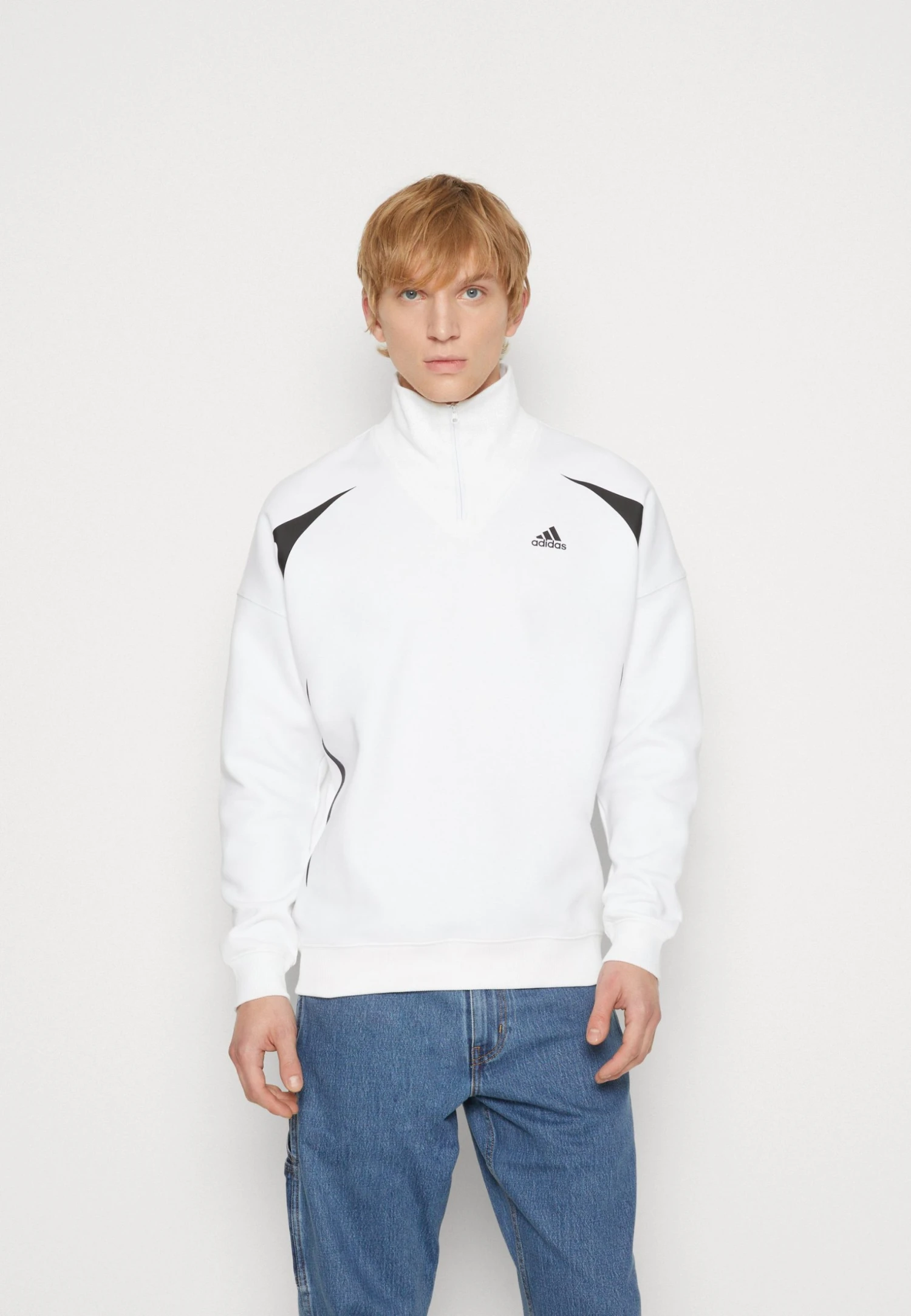 Adidas Sportswear Sweatshirt - White/Black 3 Adidas Sportswear Sweatshirt - White/Black