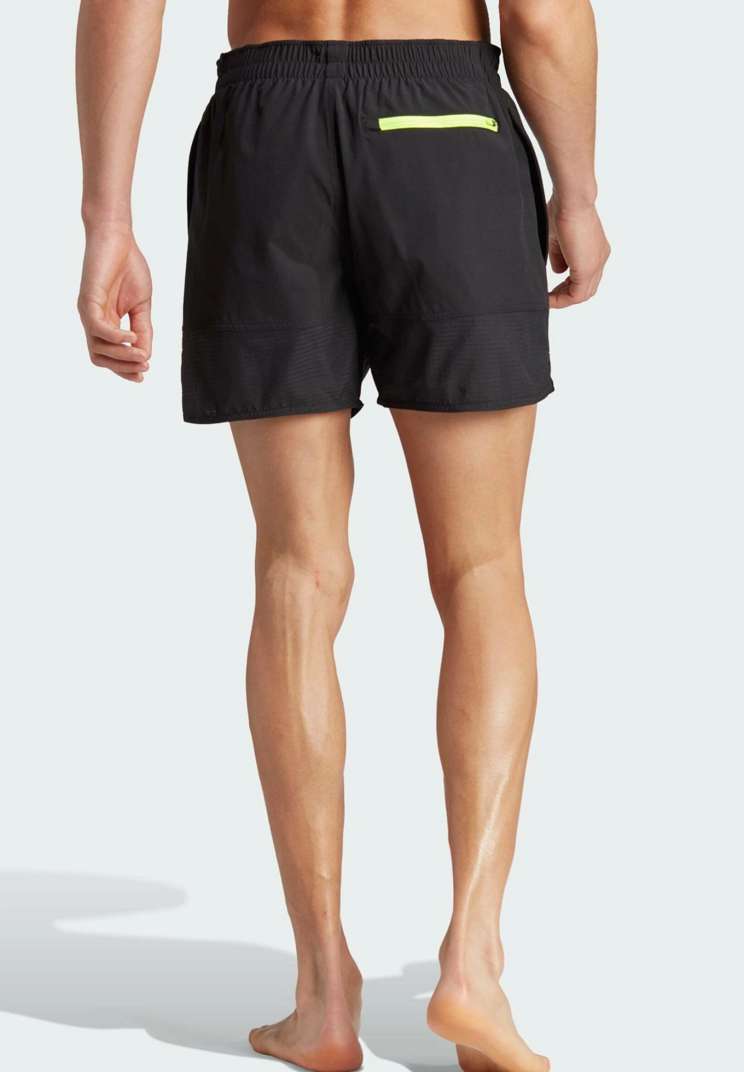 Adidas Sportswear Versatile - Swimming Shorts - Black/Lucid Lemon 4 Adidas Sportswear Versatile - Swimming Shorts - Black/Lucid Lemon - Image 2