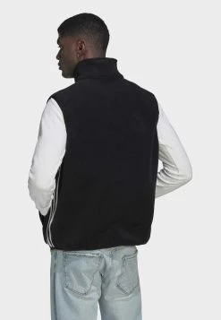Adidas Originals 3-Stri Fl - Waistcoat - Black -Adidas Shop 6519f56a5ce348e49f61230d574a6330