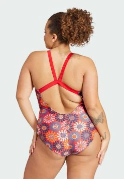 Adidas Sportswear Farm Rio Plus Size - Swimsuit - Vivid Red Bliss Pink -Adidas Shop 655b04674645444ba033a073aee83016