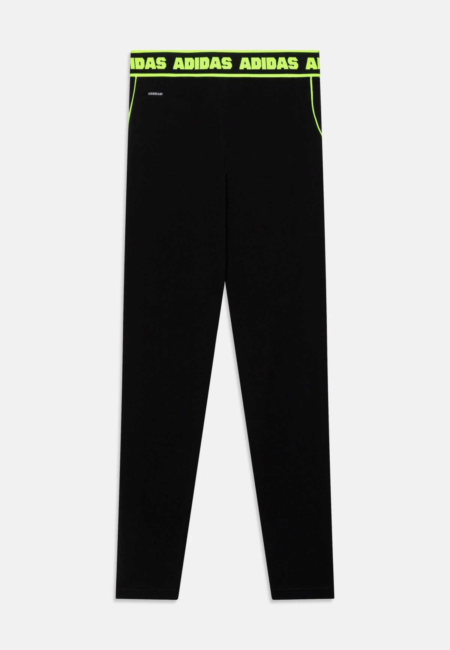 Adidas Sportswear Tight - Leggings - Trousers - Black/Lucid Lemon 4 Adidas Sportswear Tight - Leggings - Trousers - Black/Lucid Lemon - Image 2