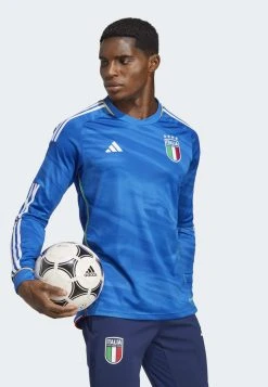 ADIDAS PERFORMANCE Italy 23 Home - Long Sleeved Top - Blue -Adidas Shop 6618c790ce874e6c9c9e20ca7a635708