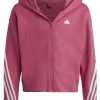 Adidas Sportswear Future Icons 3-Stripes Full-Zip- Zip-Up Sweatshirt - Preloved Fuchsia White 1 Adidas Sportswear Future Icons 3-Stripes Full-Zip- Zip-Up Sweatshirt - Preloved Fuchsia White -Adidas Shop 661d496cb7d141eabb24e986a72554fc